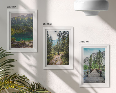 Gallery wall Bergen, meren, bossen en paden in de natuur