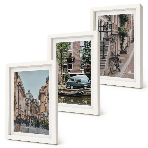 Gallery wall Rustig stadsbeeld met uitzicht op gebouwen