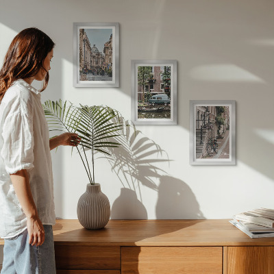 Gallery wall Rustig stadsbeeld met uitzicht op gebouwen