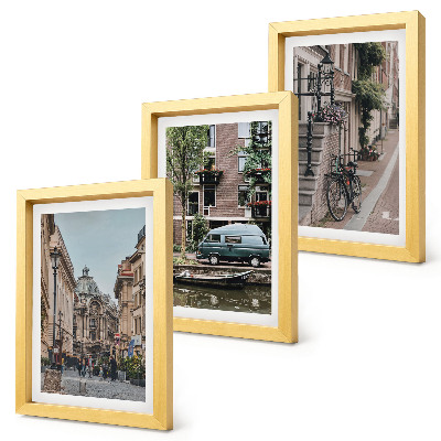 Gallery wall Rustig stadsbeeld met uitzicht op gebouwen