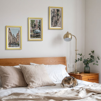 Gallery wall Rustig stadsbeeld met uitzicht op gebouwen
