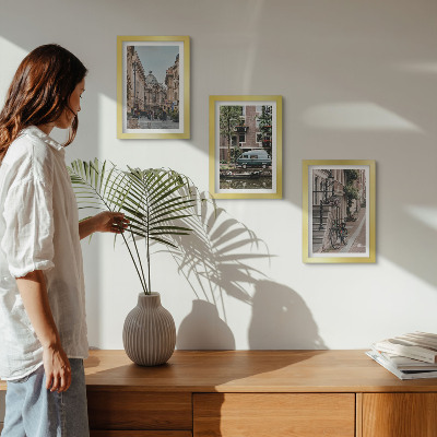 Gallery wall Rustig stadsbeeld met uitzicht op gebouwen