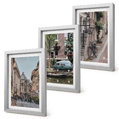 Gallery wall Rustig stadsbeeld met uitzicht op gebouwen