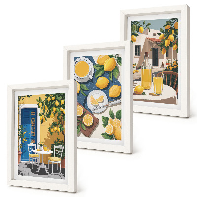 Gallery wall Limonade met uitzicht op Italië en een zonnig terras.