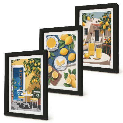 Gallery wall Limonade met uitzicht op Italië en een zonnig terras.