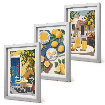 Gallery wall Limonade met uitzicht op Italië en een zonnig terras.