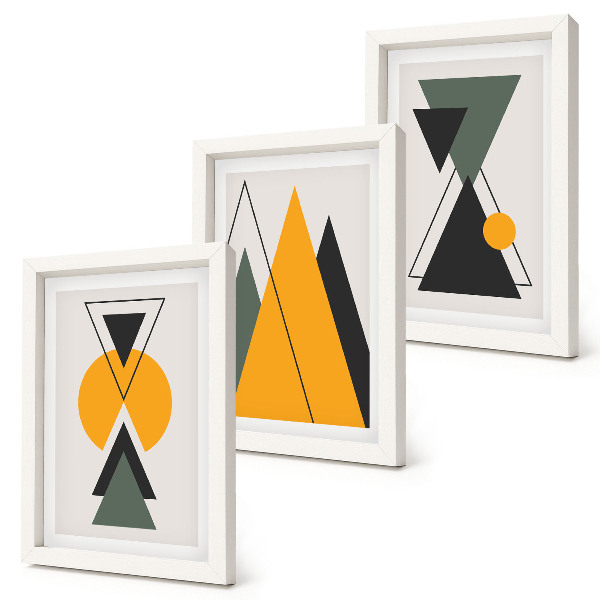 Gallery wall Abstracte geometrische vormen