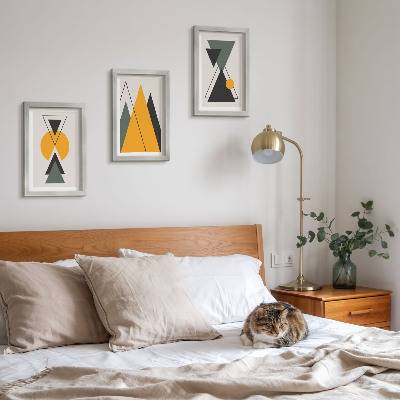 Gallery wall Abstracte geometrische vormen