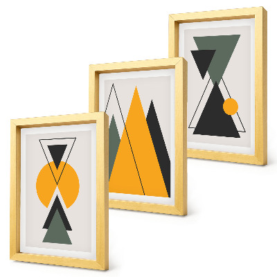 Gallery wall Abstracte geometrische vormen