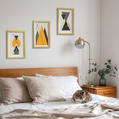 Gallery wall Abstracte geometrische vormen