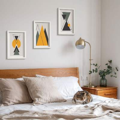 Gallery wall Abstracte geometrische vormen