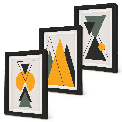 Gallery wall Abstracte geometrische vormen