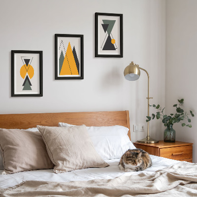 Gallery wall Abstracte geometrische vormen