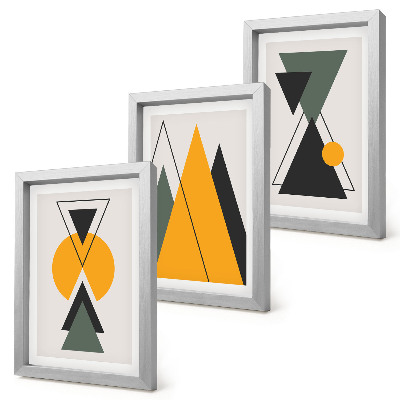Gallery wall Abstracte geometrische vormen