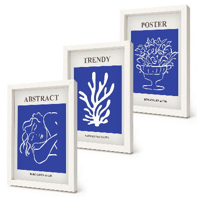 Gallery wall Stijlvolle blauwe posters van Henri Matisse