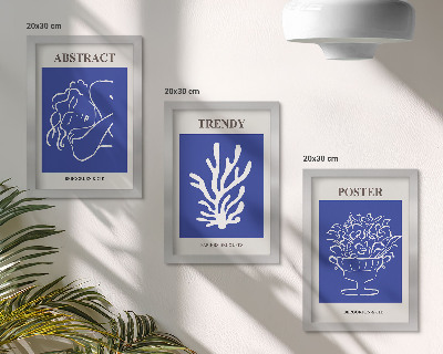 Gallery wall Stijlvolle blauwe posters van Henri Matisse