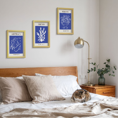 Gallery wall Stijlvolle blauwe posters van Henri Matisse