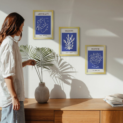 Gallery wall Stijlvolle blauwe posters van Henri Matisse