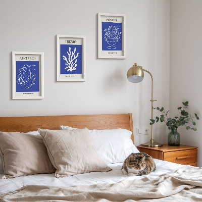 Gallery wall Stijlvolle blauwe posters van Henri Matisse