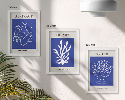 Gallery wall Stijlvolle blauwe posters van Henri Matisse