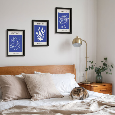 Gallery wall Stijlvolle blauwe posters van Henri Matisse