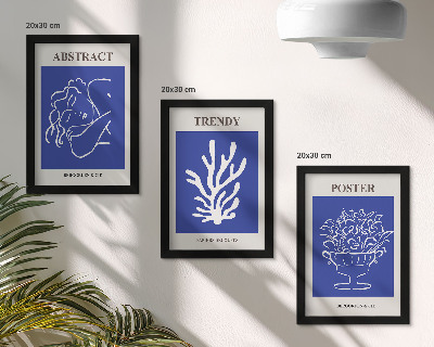 Gallery wall Stijlvolle blauwe posters van Henri Matisse