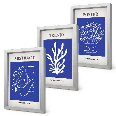 Gallery wall Stijlvolle blauwe posters van Henri Matisse