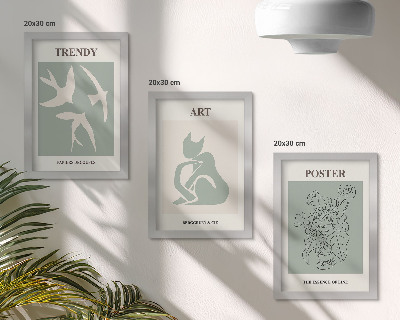 Set van ingelijste schilderijen Stijlvolle illustraties van Henri Matisse