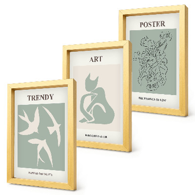 Set van ingelijste schilderijen Stijlvolle illustraties van Henri Matisse