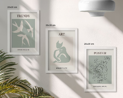 Set van ingelijste schilderijen Stijlvolle illustraties van Henri Matisse