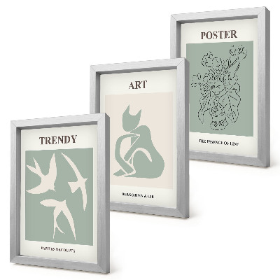 Set van ingelijste schilderijen Stijlvolle illustraties van Henri Matisse