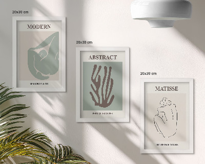 Gallery wall Stijlvolle schilderijen met abstracte motieven van Henri Matisse
