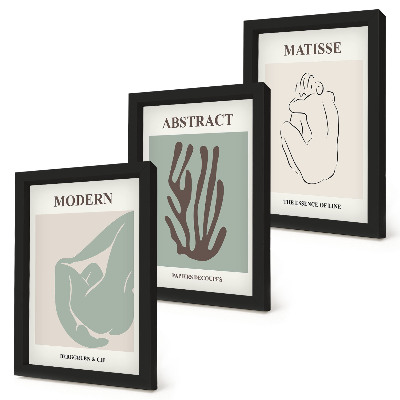 Gallery wall Stijlvolle schilderijen met abstracte motieven van Henri Matisse