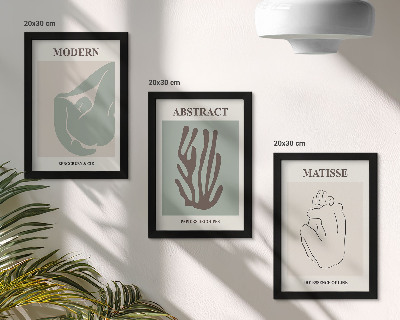 Gallery wall Stijlvolle schilderijen met abstracte motieven van Henri Matisse