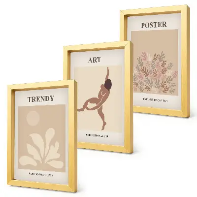 Gallery wall met abstracte vormen en figuren van Henri Matisse