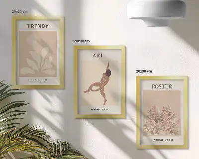 Gallery wall met abstracte vormen en figuren van Henri Matisse