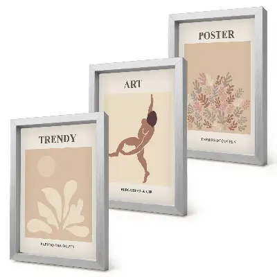 Gallery wall met abstracte vormen en figuren van Henri Matisse