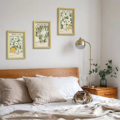 Gallery wall posters met bloemendesigns van Londen, Tokio en Dublin