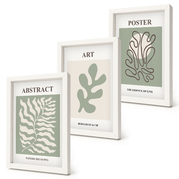 Gallery wall Posters met bloemenpatronen van Henri Matisse