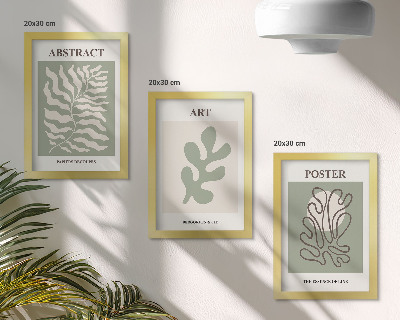 Gallery wall Posters met bloemenpatronen van Henri Matisse
