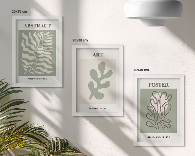 Gallery wall Posters met bloemenpatronen van Henri Matisse