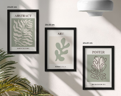 Gallery wall Posters met bloemenpatronen van Henri Matisse
