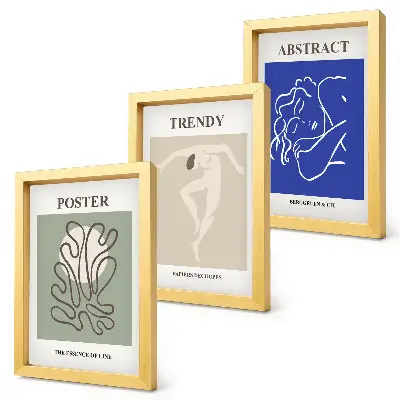 Gallery wall met pastelillustraties van Henri Matisse