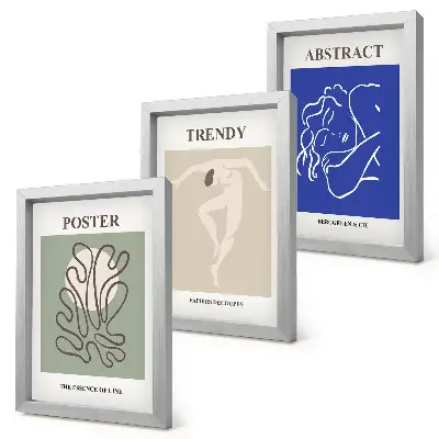 Gallery wall met pastelillustraties van Henri Matisse