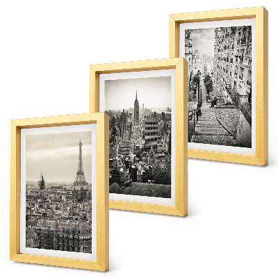 Gallery wall Uitzicht op Parijs en New York en charmante trappen