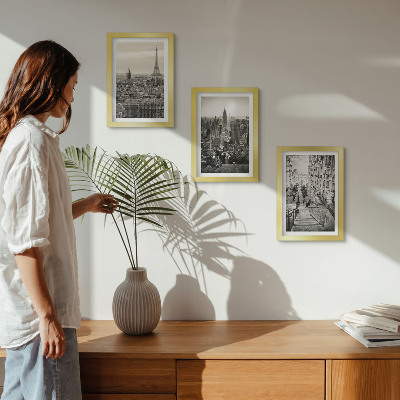 Gallery wall Uitzicht op Parijs en New York en charmante trappen