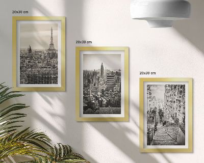 Gallery wall Uitzicht op Parijs en New York en charmante trappen