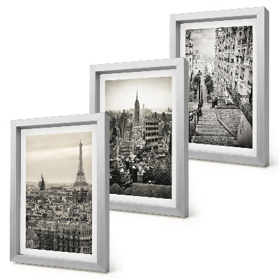 Gallery wall Uitzicht op Parijs en New York en charmante trappen