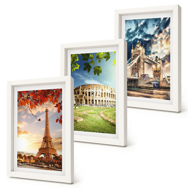 Gallery wall Monumenten van Europa in de warme kleuren van het landschap