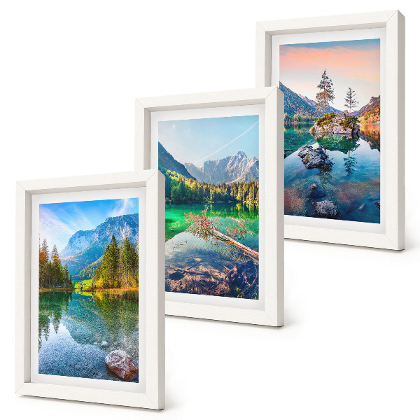 Gallery wall Bergmeren met water en omringende natuurlijke landschappen